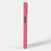 Striation Hot Pink en Lila Case-Mate iPhone Case (Achterkant / Rechts)