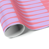 Striation Lavendel en Roze Streep Inpakpapier (Rol Hoek)