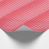 Striation tinten van roze streep inpakpapier (Hoek)