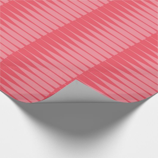 Striation tinten van roze streep inpakpapier (Hoek)