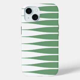 Striation Witte en Groene iPhone Hoes