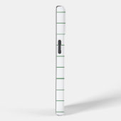 Striation Witte en Groene iPhone Hoes (Achterkant / Rechts)
