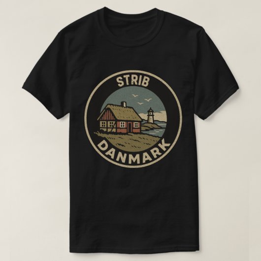 Strib, Denemarken Danmark T-shirt (Design voorkant)