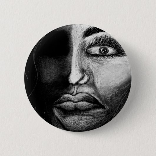 Stricken flair ronde button 5,7 cm (Voorkant)