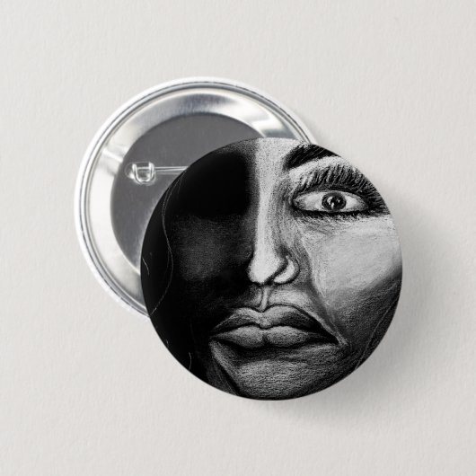 Stricken flair ronde button 5,7 cm (Voorkant /achterkant)