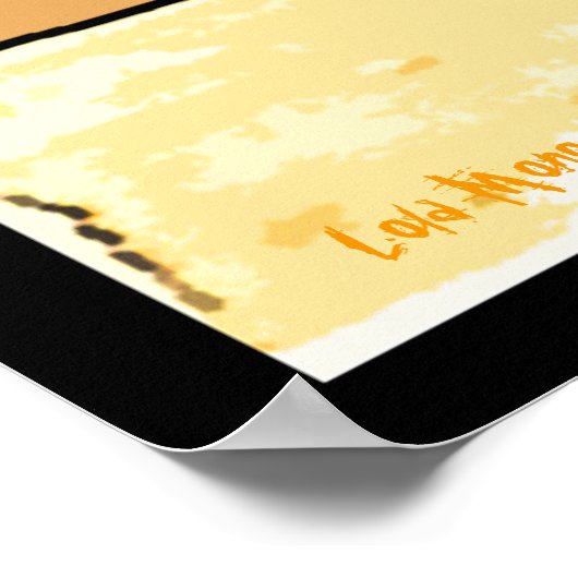 strickendes dreadlocksmädchen poster (Hoek)