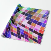 Stricking kleuren leuk inpakpapier (Uitgerold)