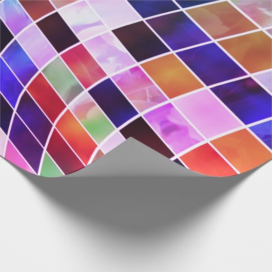 Stricking kleuren leuk inpakpapier (Hoek)