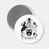 Strickland Family Crest Magneet (Voorkant / Achterkant)