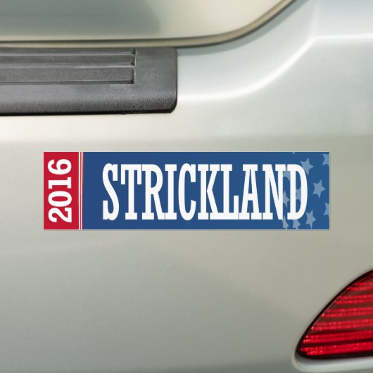 Strickland - Ted Strickland 2016 Bumpersticker (Op auto)