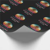 Stride Beyond Legend Sasquatch Amputee Vintage Cadeaupapier (Hoek)