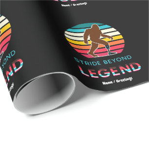 Stride Beyond Legend Sasquatch Amputee Vintage Cadeaupapier