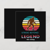 Stride Beyond Legend Sasquatch Amputee Vintage Kaart (Voorkant / Achterkant)