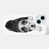 Stride Dot Dog Beschermt Met Krachtige Grafische E Case-Mate iPhone Case (Achterkant (horizontaal))