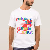Stride in stijl: Running Wild T-shirt (Voorkant)
