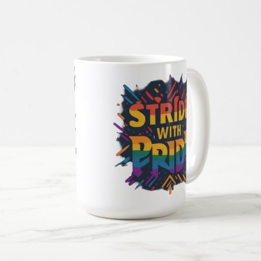 Stride met trots koffiemok (Voorkant rechts)