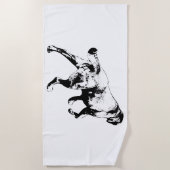 Stride & Shadow, Herfst Textiel Strandlaken (Voorkant)