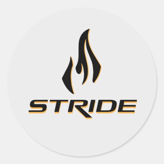 STRIDE-sticker Ronde Sticker (Voorkant)
