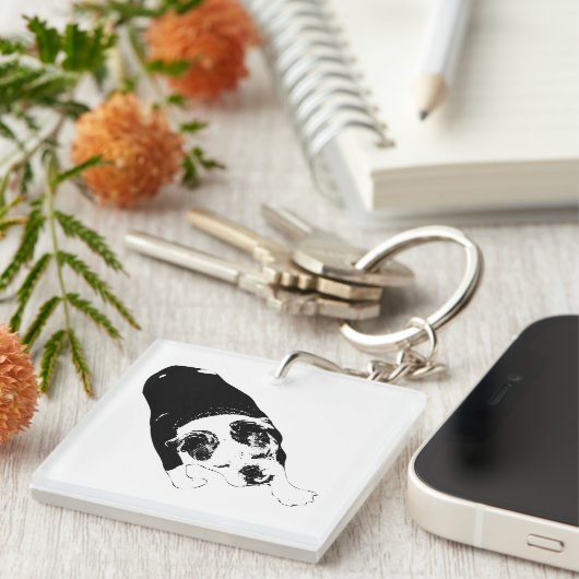 Stride Vector Dog Guides Bold Daily Travels Sleutelhanger (Voorkant Rechts)