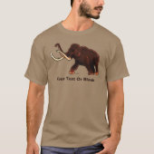 Striding Wooly Mammoth T-shirt (Voorkant)