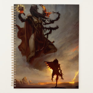 Strijd binnen Dark Fantasy Warrior Planner