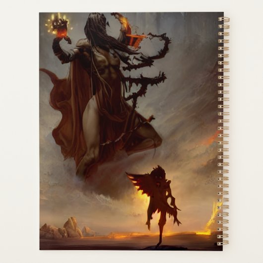 Strijd binnen | Dark Fantasy Warrior Planner (Achterkant)