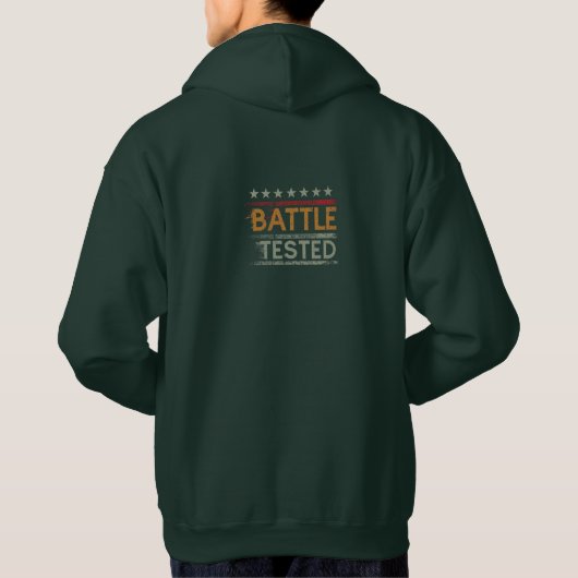 Strijd getest hoodie (Achterkant)