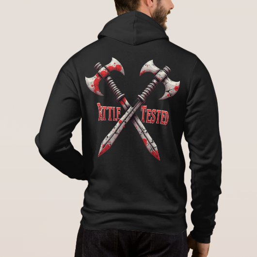 Strijd Geteste Bijlen - Warrior Grit Hoodie (Achterkant)