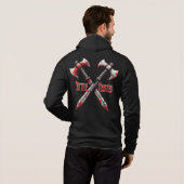 Strijd Geteste Bijlen - Warrior Grit Hoodie (Achterkant volledig)