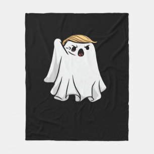 Strijd grappige Halloween Trumpkin Fleece Deken