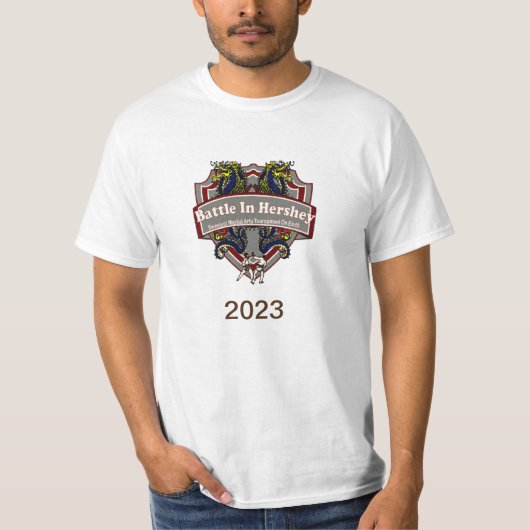 Strijd in Hershey Martial Arts T Shirt 2023 (Voorkant)