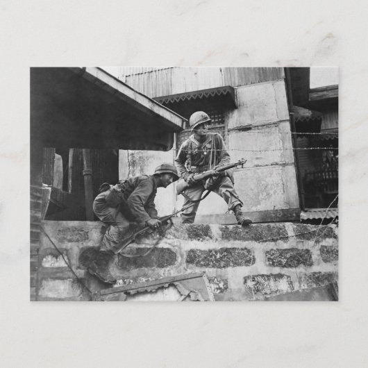 Strijd in Manilla Briefkaart (Voorkant)