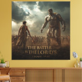 Strijd is de Heer Canvas Afdruk (Insitu (Woonkamer))