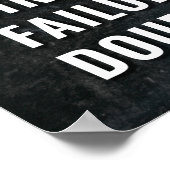 Strijd is vooruitgang - Motivatie Poster (Hoek)