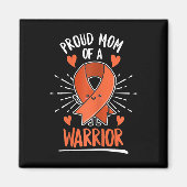 Strijd Leukemie Ontwerp voor een moeder van een kr Magneet (Voorkant)