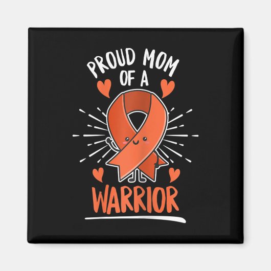 Strijd Leukemie Ontwerp voor een moeder van een kr Magneet (Voorkant)