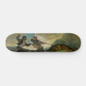 Strijd met Cudgels door Francisco Goya c 1820 Skateboard (Horizontaal)