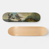 Strijd met Cudgels door Francisco Goya c 1820 Skateboard (Horizontaal)