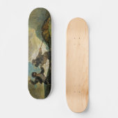 Strijd met Cudgels door Francisco Goya c 1820 Skateboard (Voorkant)