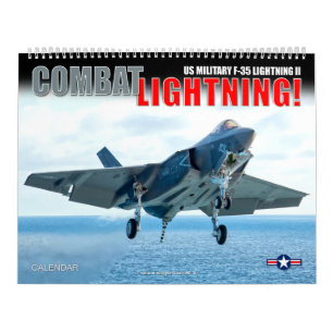 STRIJD MET DE BLITSEM! - Amerikaanse militaire F-3 Kalender