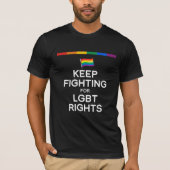 STRIJD NAAR LGBT-RECHTEN T-SHIRT (Voorkant)