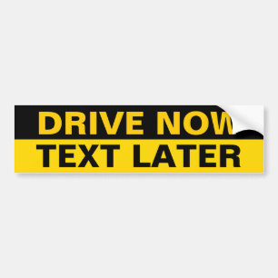 Strijd nu tekst later bumpersticker