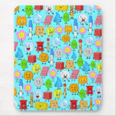 strijd om een droomeiland mousepad muismat (Voorkant)