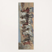 Strijd om Hout door Frederic Remington Yogamat (Voorkant)
