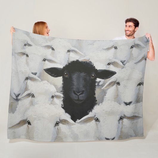 Strijd om Individualiteit Fleece Deken (In situ)