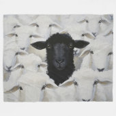 Strijd om Individualiteit Fleece Deken (Voorkant (Horizontaal))
