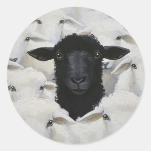 Strijd om Individualiteit Ronde Sticker