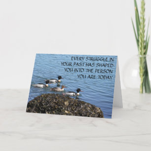 Strijd om inspiratie Blank Wenskaart Kaart