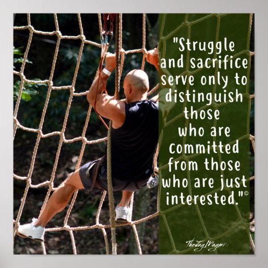 "Strijd" Poster (Voorkant)