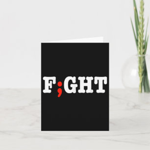 Strijd Project Semicolon Depressie Angst Awarene Kaart